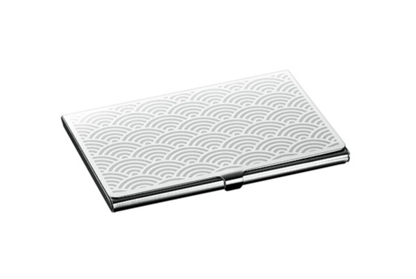 WAGARAステンレスカードケース　青海波（せいがいは）