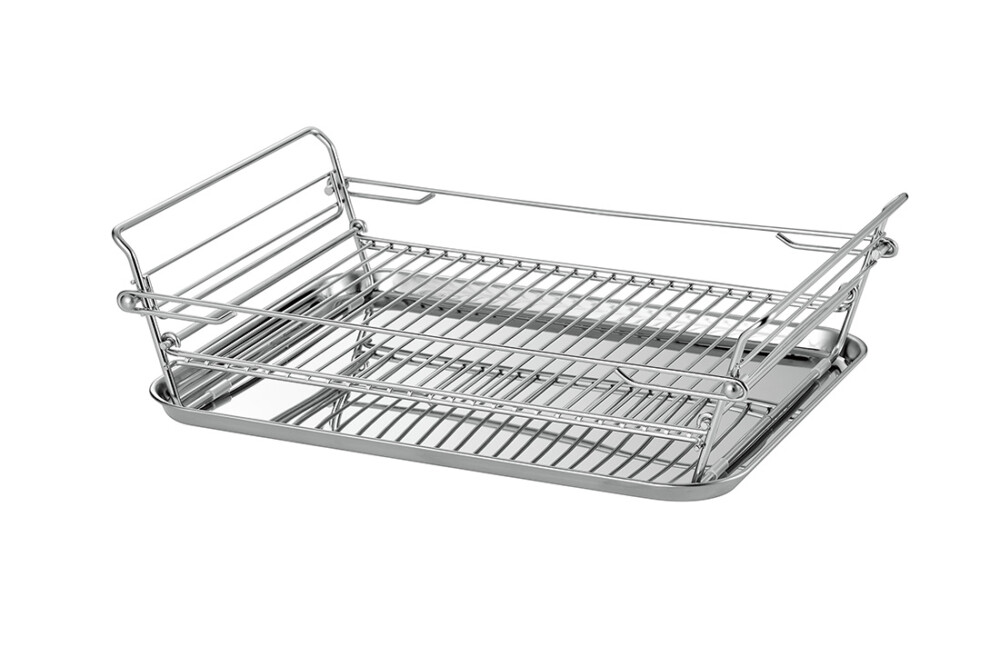 ステンレス折りたたみ水切りカゴ